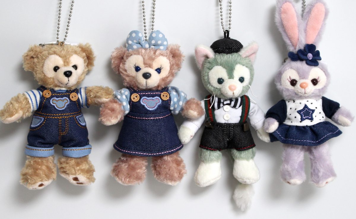 ダッフィーフレンズ ぬいぐるみバッジ