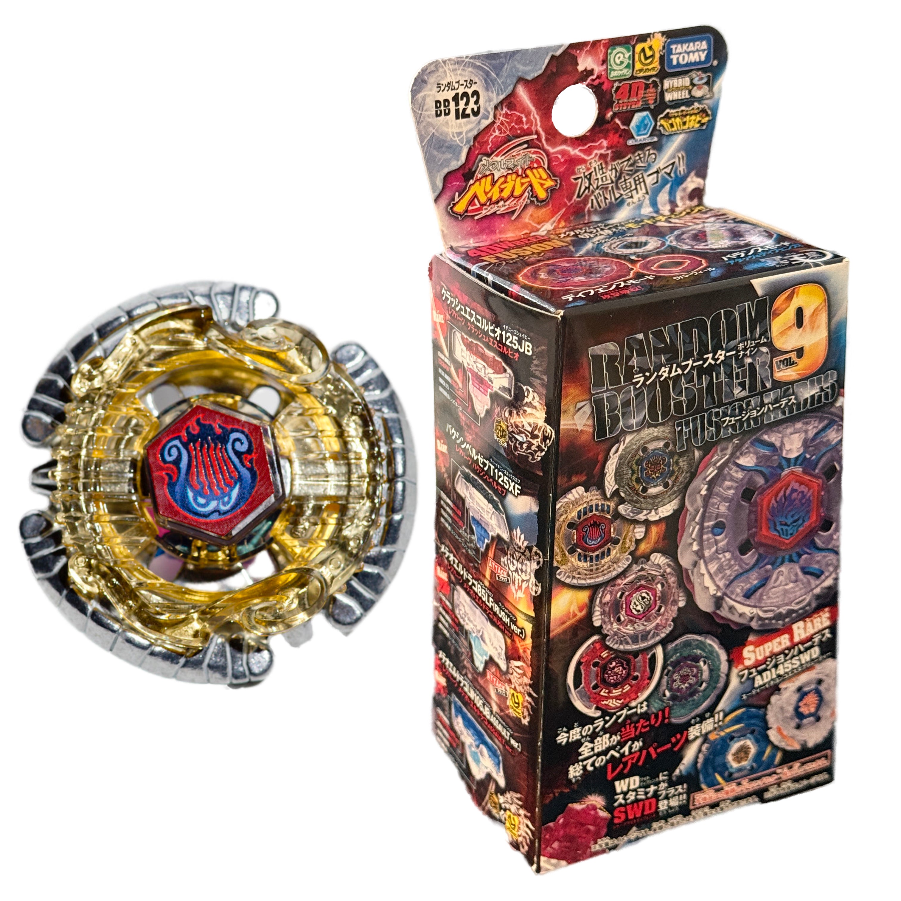 Takara Tomy Cloud Lyra 85SF Metal Fury Beyblade BB-123
