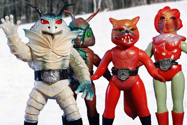 仮面ライダー 玩具編 復刻版ソフビ - キャラクターグッズ研究所 旧