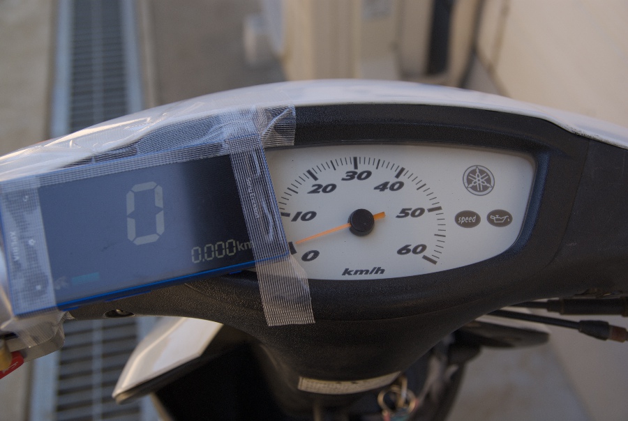 T*様 JOGZR リモコンJOG SA16J 2ストキタコメーター実働品