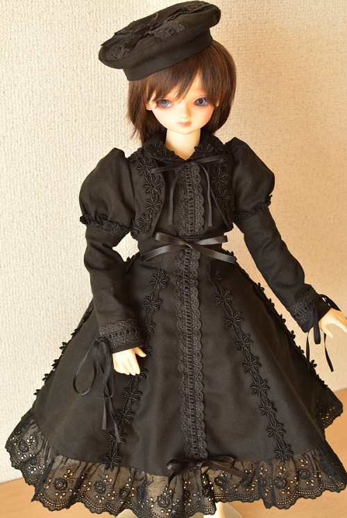 ☆SD13 SDGr 海外ディーラー様製 猫ミミドレスセット ブラウン☆美品