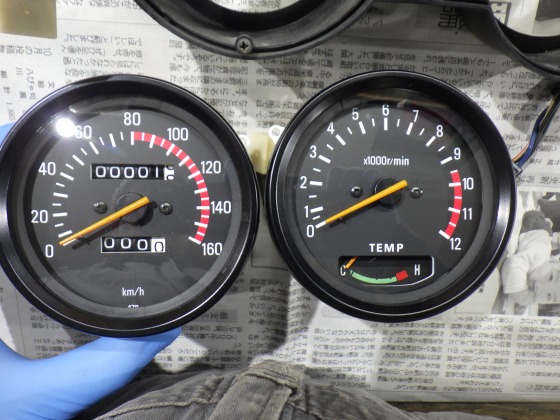 RZ250のメーターのOH | にえガレのブログ RZ250スピードメーター実働