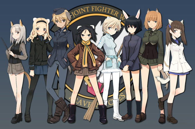 ストライクウィッチーズ 特典 部隊章ワッペン 7種セット ストライク