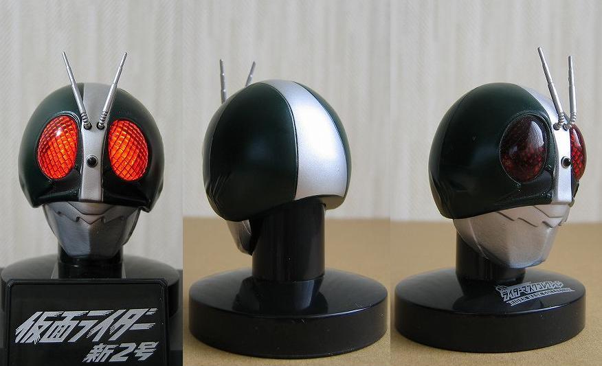 ライダーマスクコレクション プレミアム発光台座ディスプレイ ～動画編