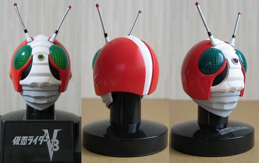 ライダーマスクコレクション プレミアム発光台座ディスプレイ ～動画編