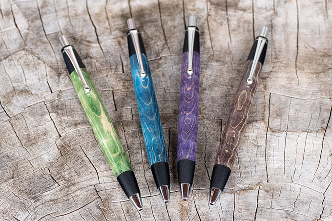 スタビライズドウッドのカラー色々 | 野原工芸｜作り手の裏話