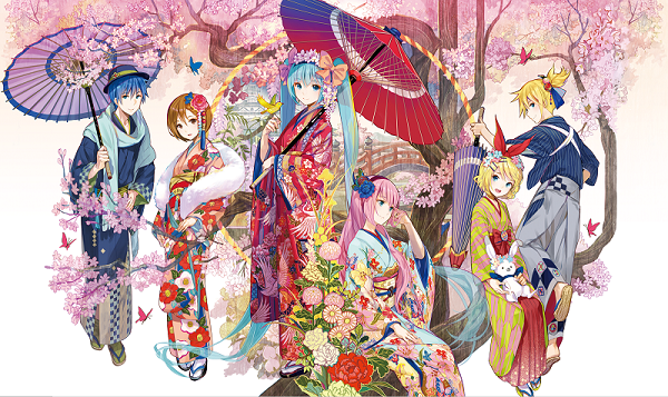 雪ミク スカイタウン】「初音ミク～花色衣（はないろごろも