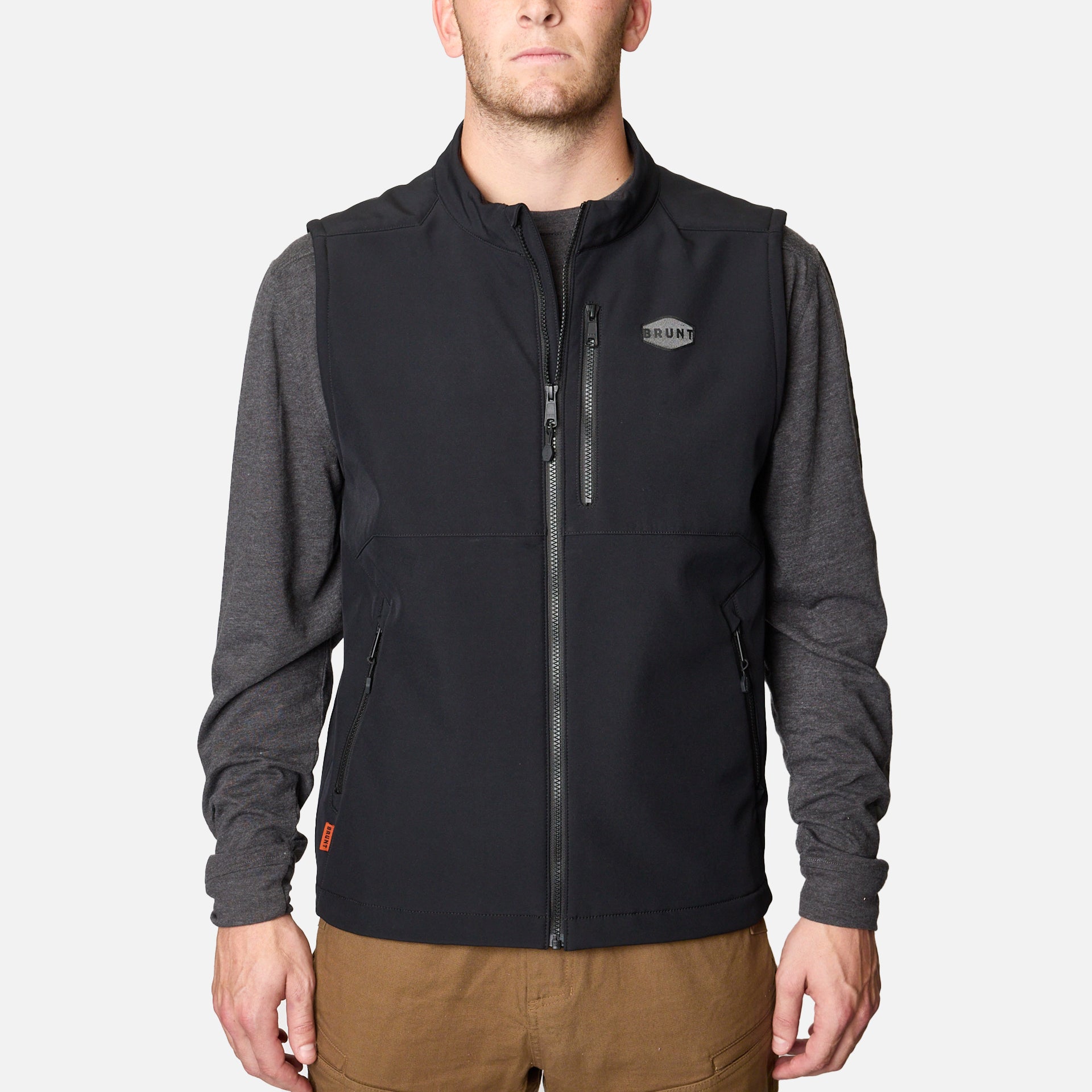 The Wright Tech Vest | Quilted Water-Resistant Work Vest | BRUNT