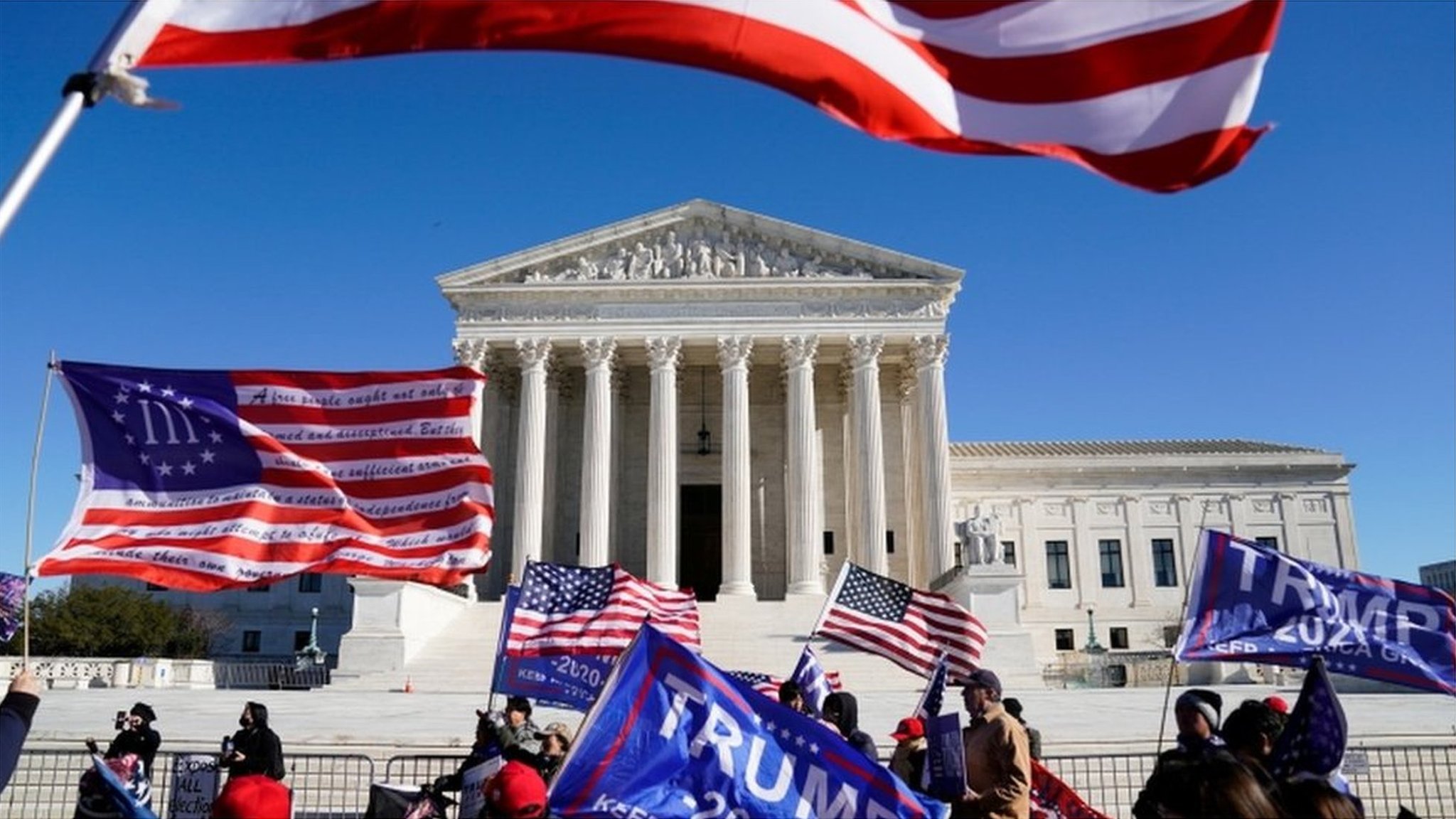 米大統領選2020】 連邦最高裁、選挙結果覆そうとする訴えを退け - BBC