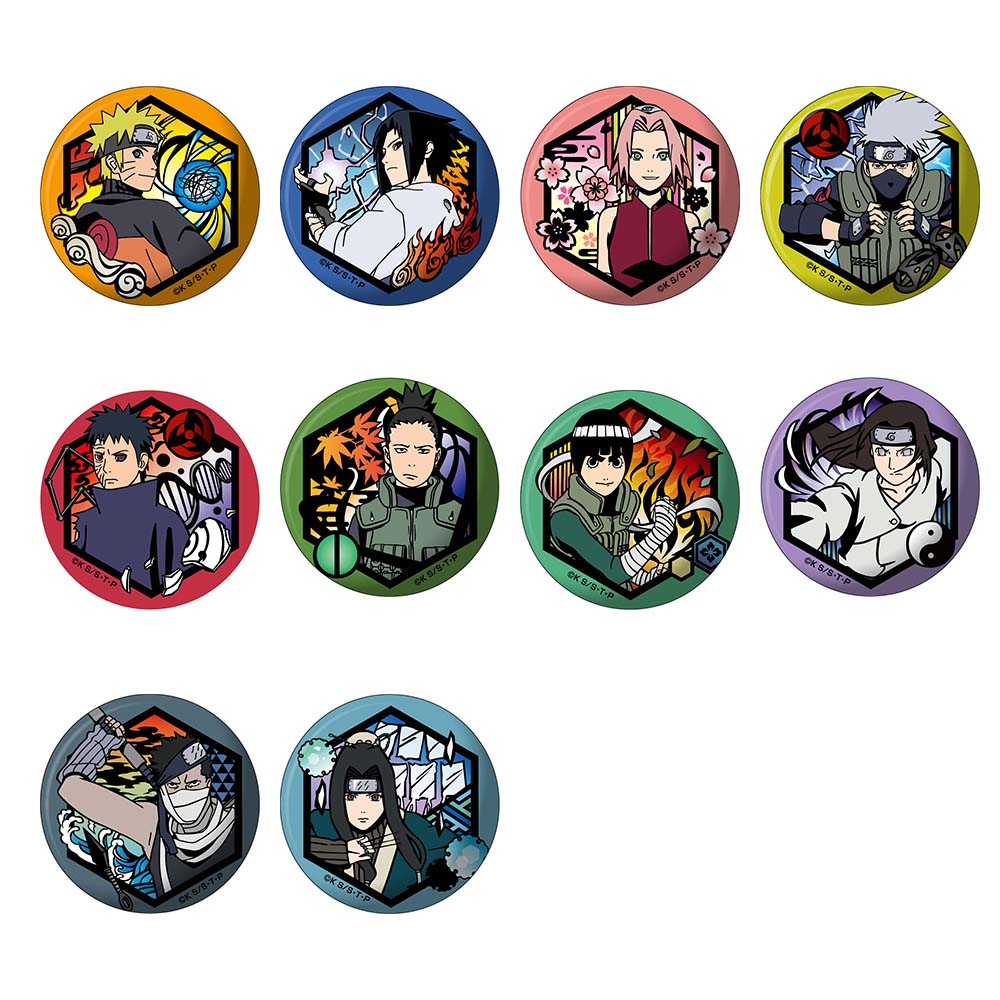 うちは イタチ 絆 NARUTO 箔押し 和紙 缶バッジ J-WORLD NARUTO J