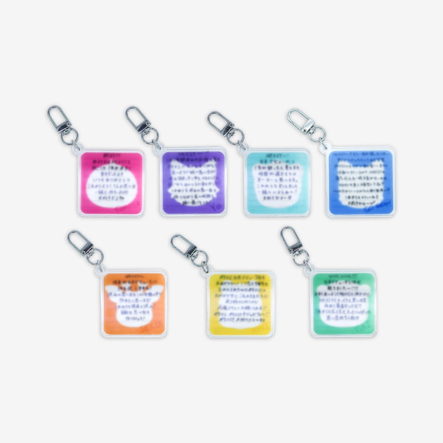 HKT48劇場 記念品 非売品ミラー鏡ボトルキーホルダー2016 ミニボトル