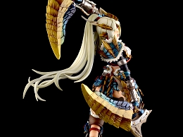 ジンオウ装備の女の子 ガレージキット ジンオウ装備の女の子ガレージキット