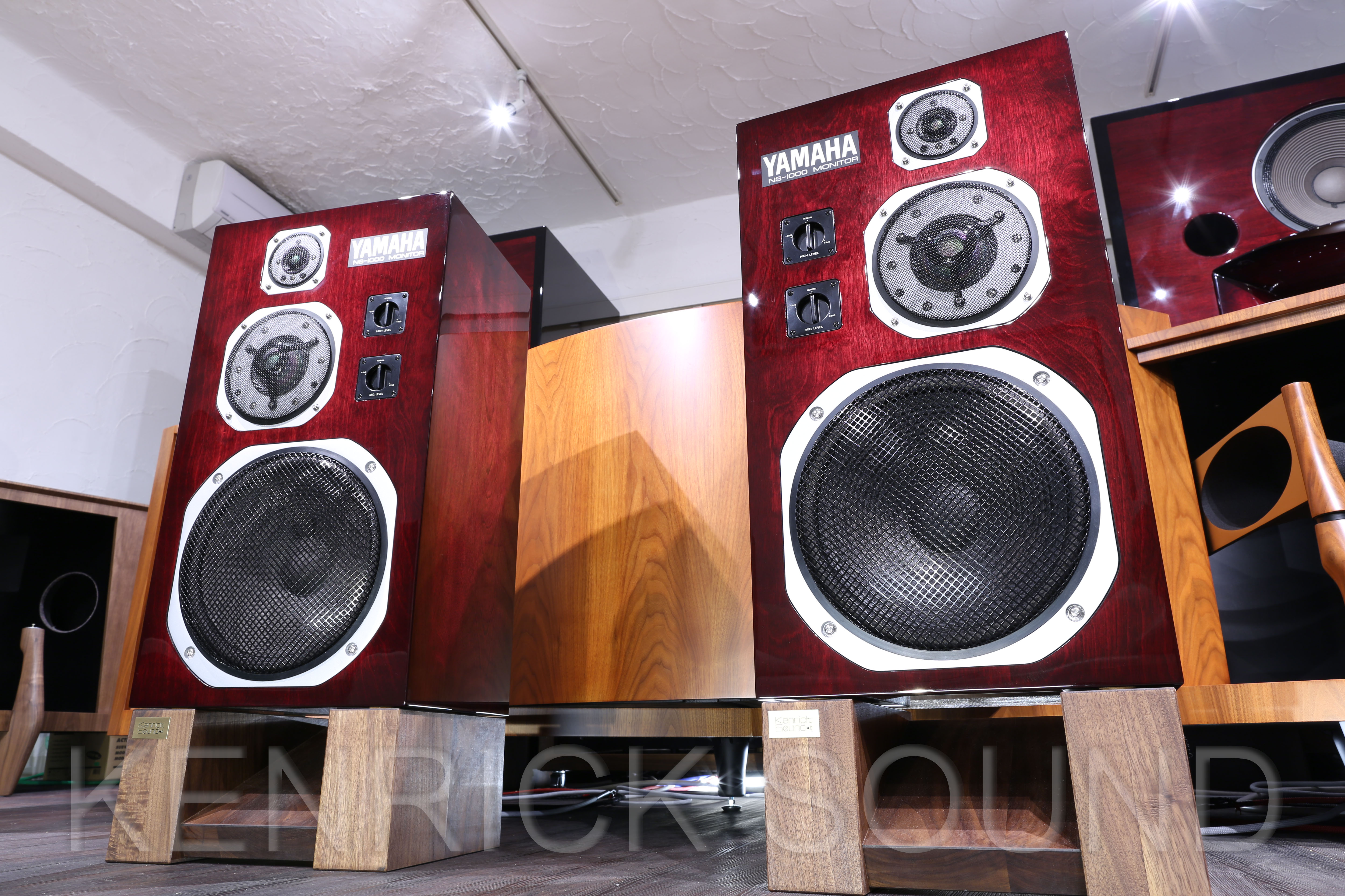 YAMAHA NS-1000M オーバーホール済 新品オックスブラッド塗装