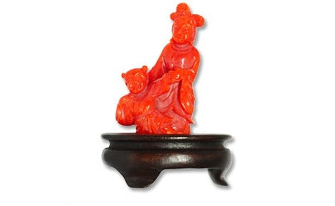 Coral 赤珊瑚置物 (No.45918) – JEX宝石ギャラリーオンラインショップ