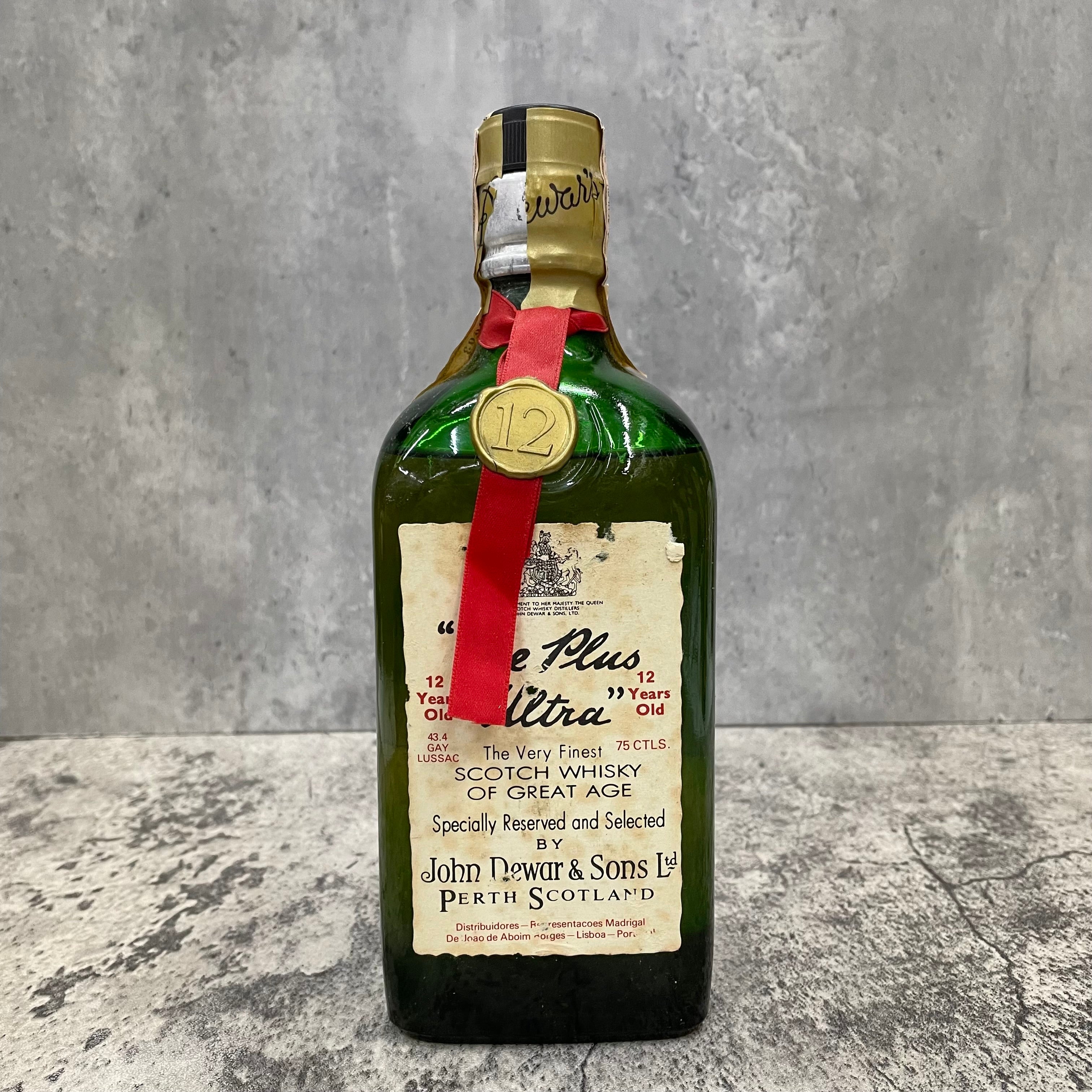 Dewar's - Ne Plus Ultra - 12 Years Old - 1970's Bottle – JL Gill