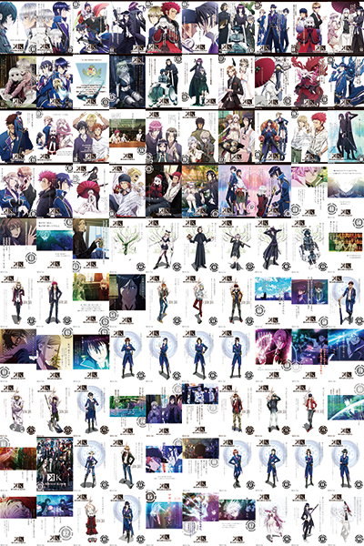アニメK 100Days×100Visual 缶バッジ 65 86 88 90 アニメK 100Days
