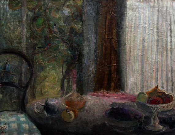 横浜美術館コレクション検索 油彩画 高間惣七 『ヨット』 F8号