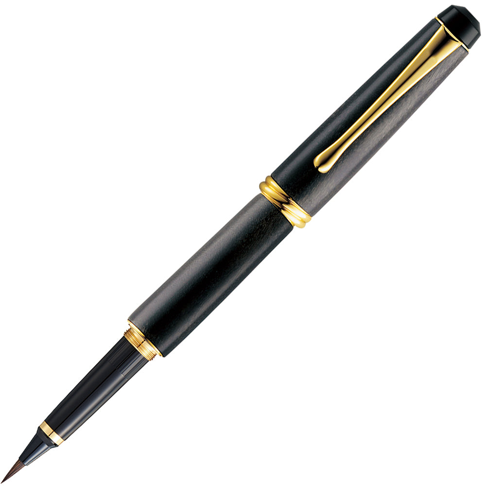 くれ竹万年毛筆 夢銀河 天然木 梨 型おろし (DAY140-19)