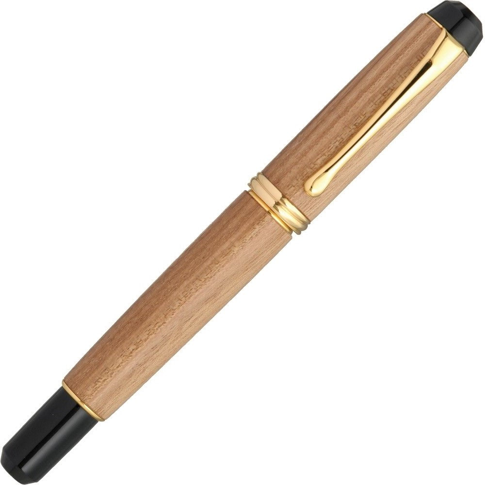 くれ竹万年筆 夢銀河 天然木 玉樹槐 (DBA140-8)