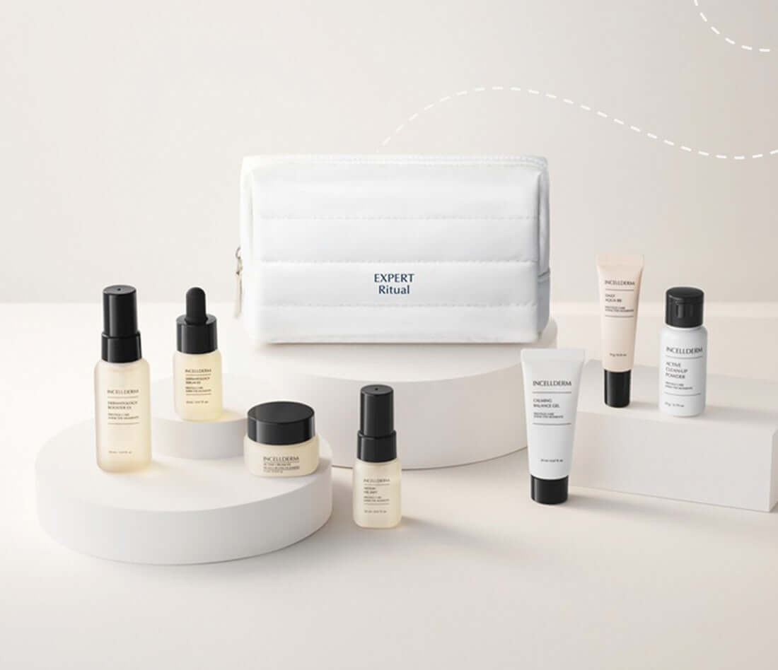 Incellderm Expert Ritual Travel Kit - TSA-Approved Bottles