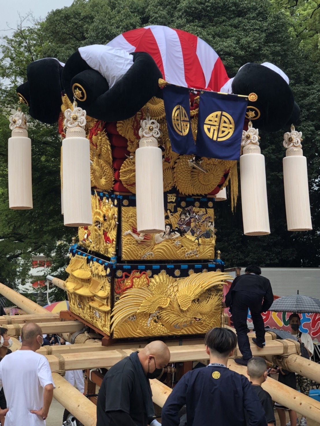 新居浜太鼓祭り 大江太鼓台 法被【先代品】
