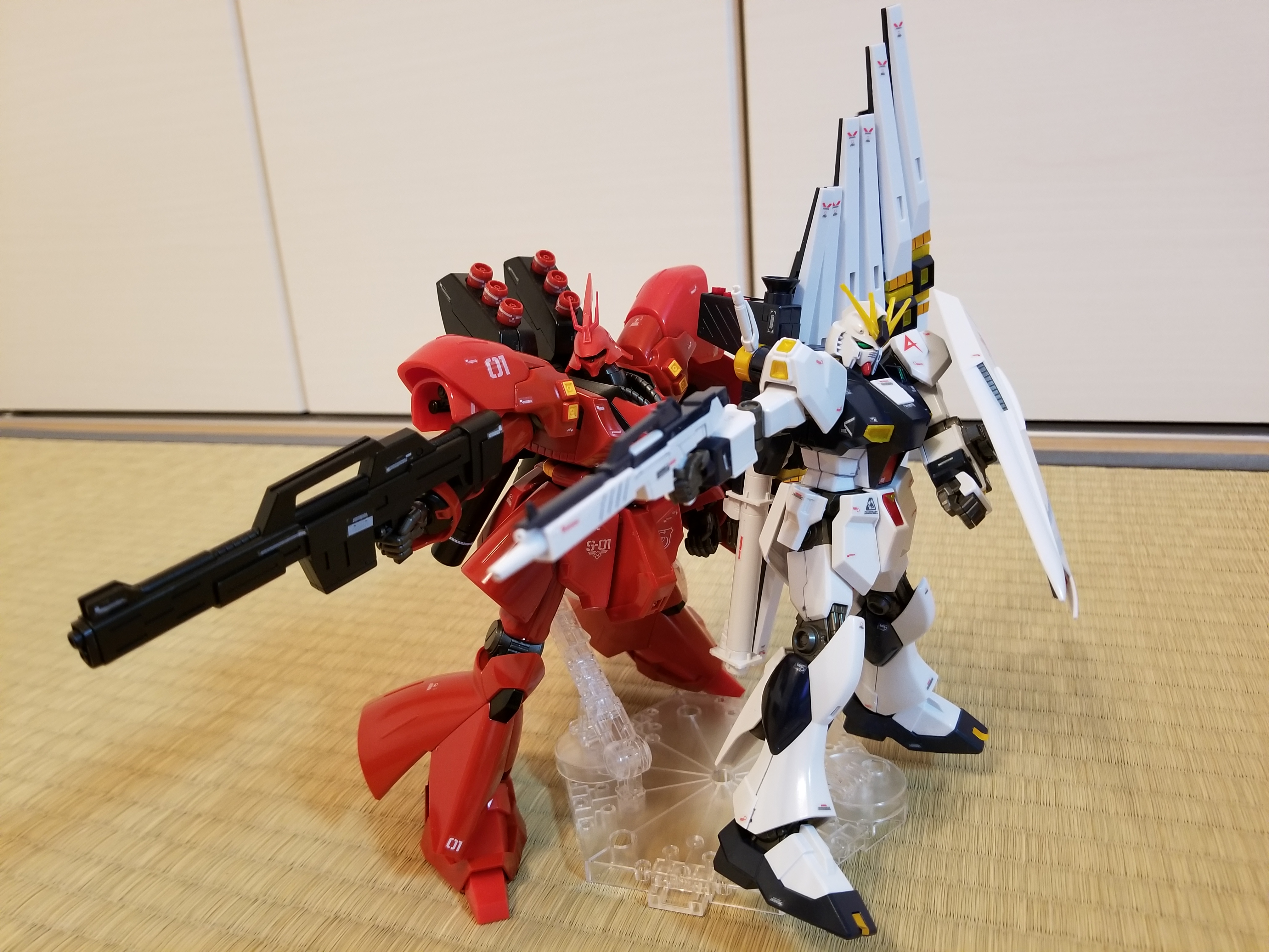 30代初心者のガンプラ作り②「HGUC νガンダム ver.GFT」。 | きつ猫Style