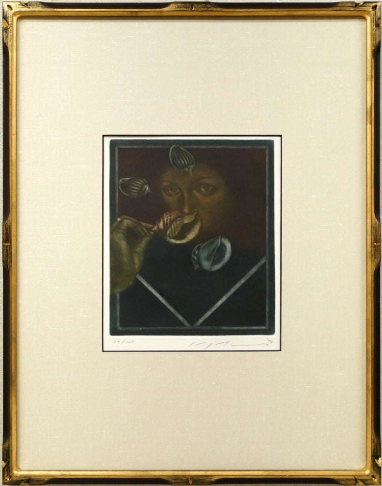 池田満寿夫「女の肖像」銅版画 絵画買取・販売の小竹美術