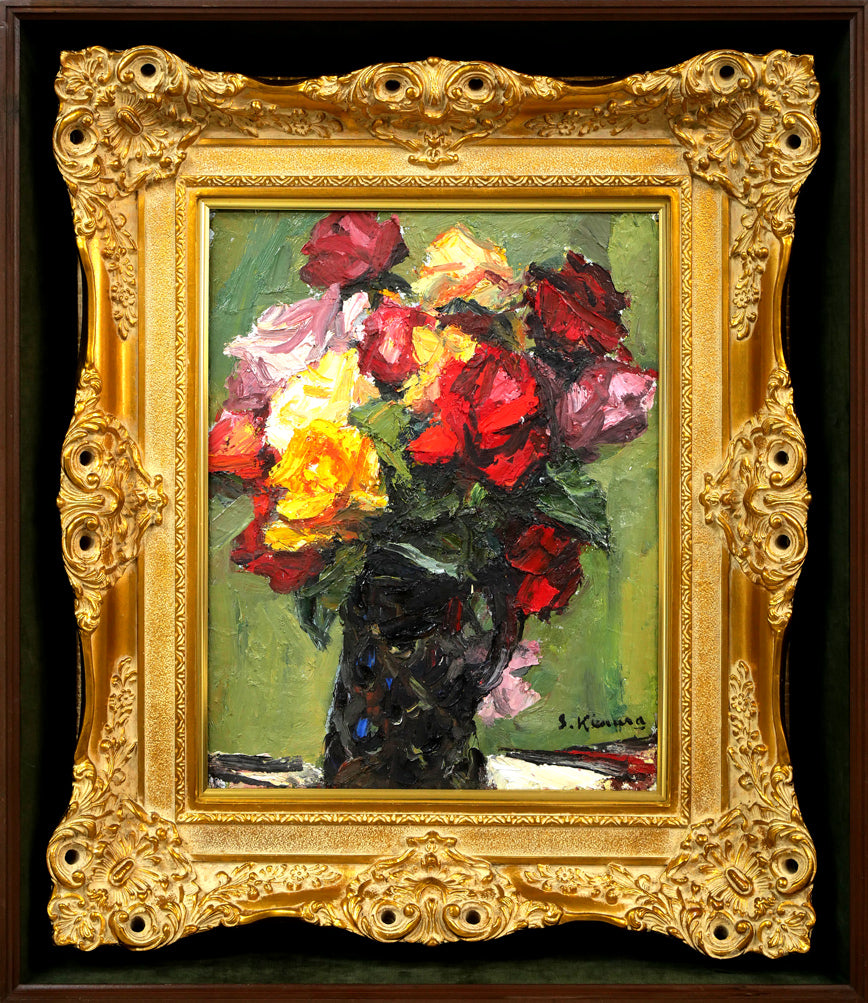 田渕眞兒 油絵 油彩 薔薇シリーズ 花 No.12 田渕眞兒 油絵 油彩 薔薇