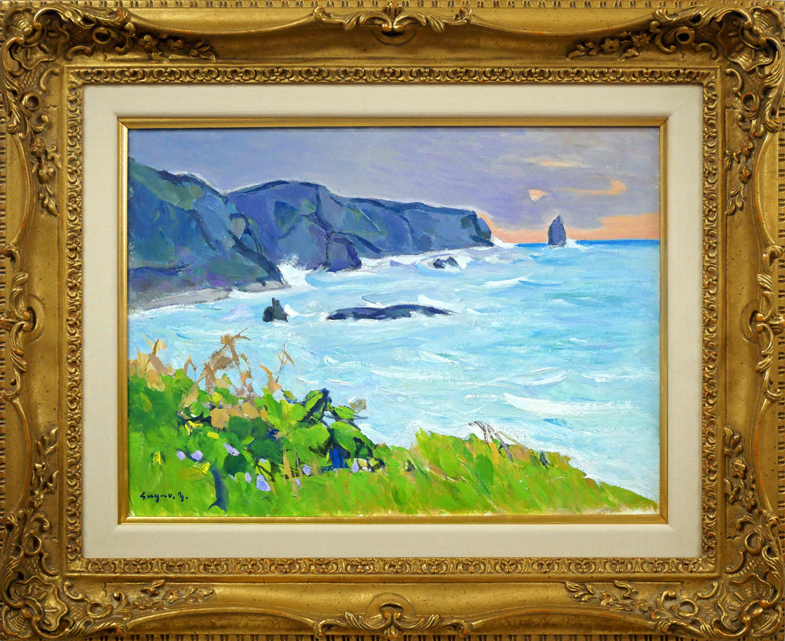 波と砂 油絵 P8（455×333mm） 波と砂 油絵 P8（455×333mm） 波と砂