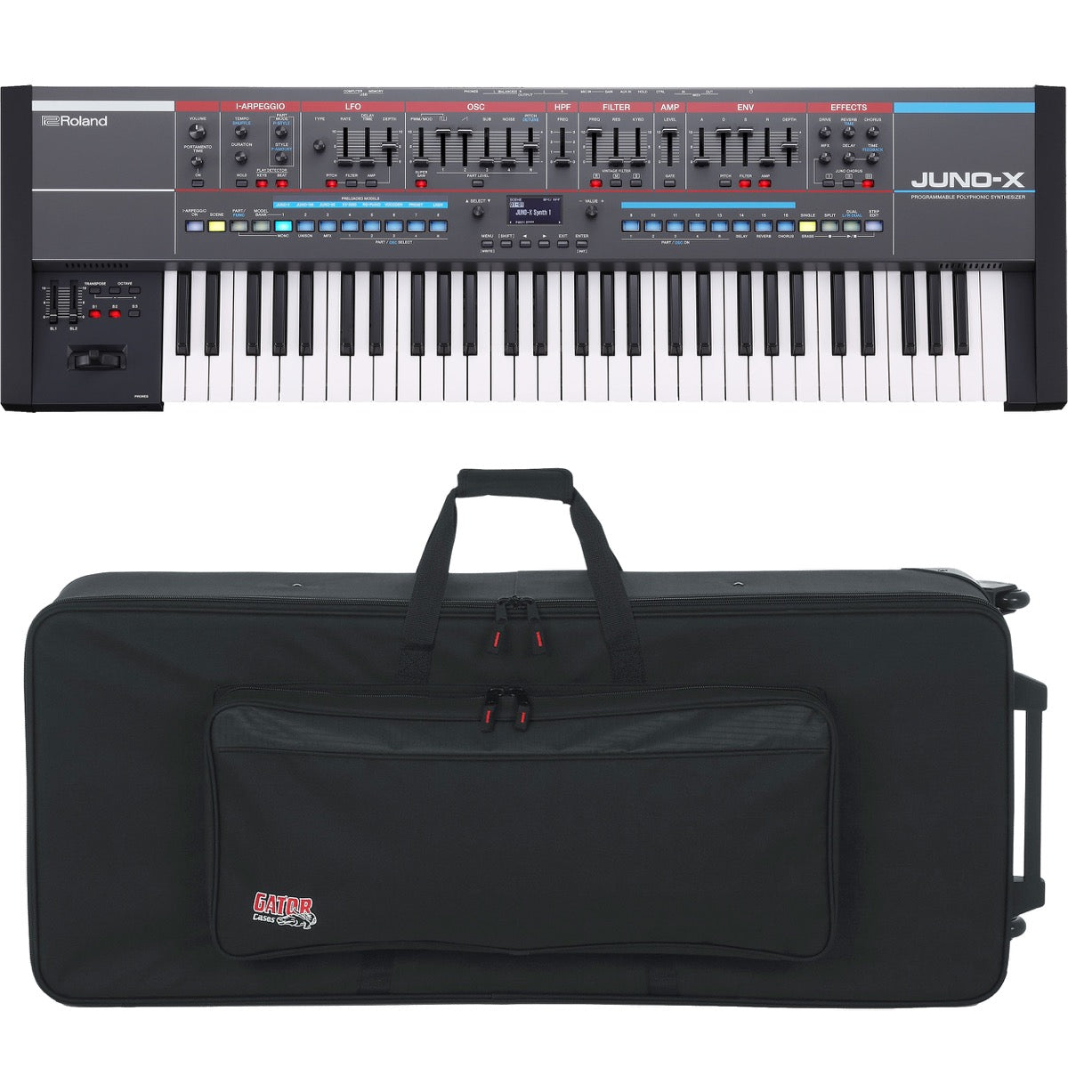 Roland Juno-X 61-Key Programmable Polyphonic Synthesizer CARRY BAG