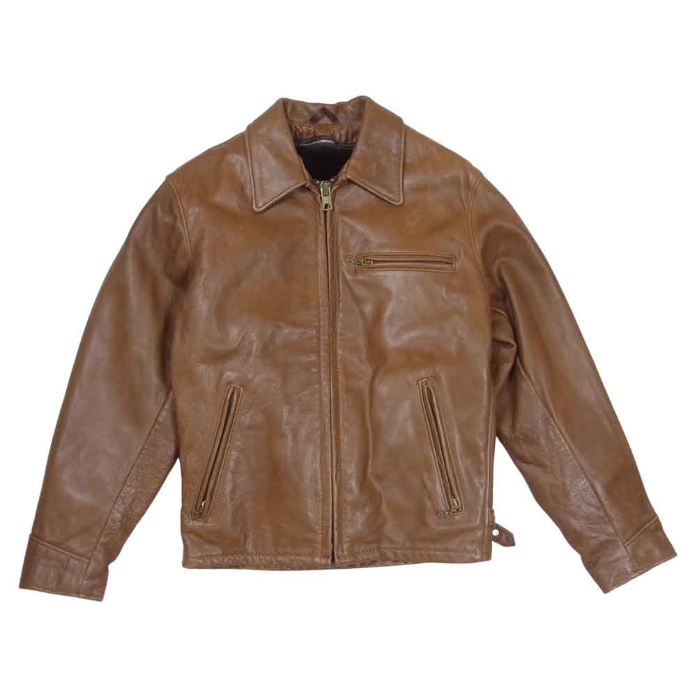 schott ショット 642 ボアライナー付 レザー シングル ライダース