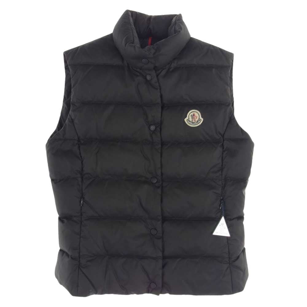 モンクレール ダウンベスト ワッペン 4 黒 MONCLER モンクレール 48342