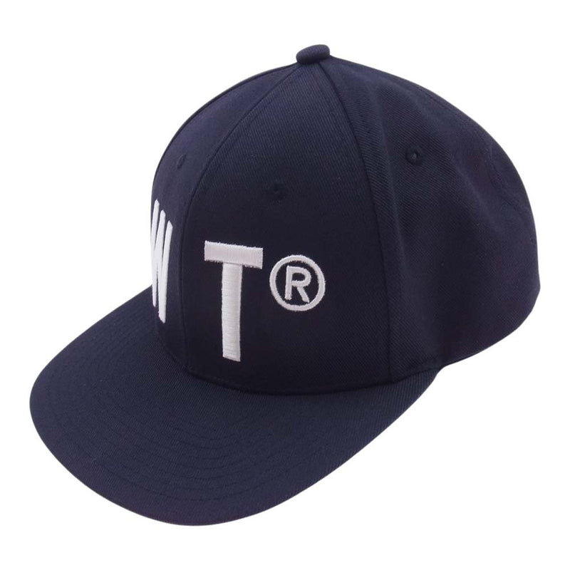 WTAPS ロゴ入り ネイビースナップバックキャップ
