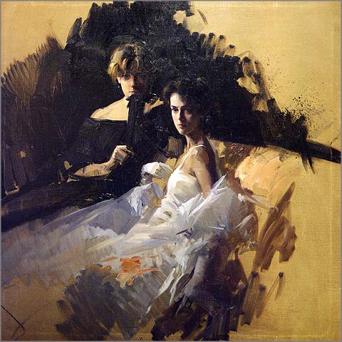 トレント・リャドの絵画 ホアキン・トレンツ・リャド「エクスベランチ