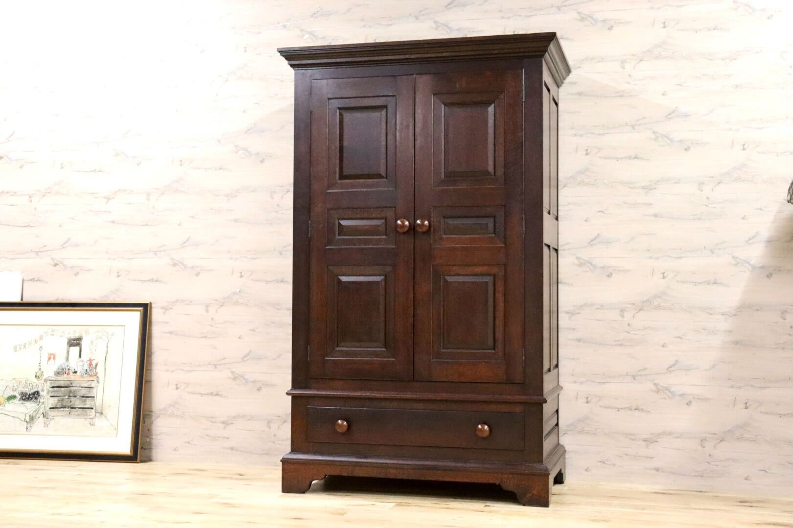 和製アンティークワードローブ(洋服箪笥) 和製アンティークワード