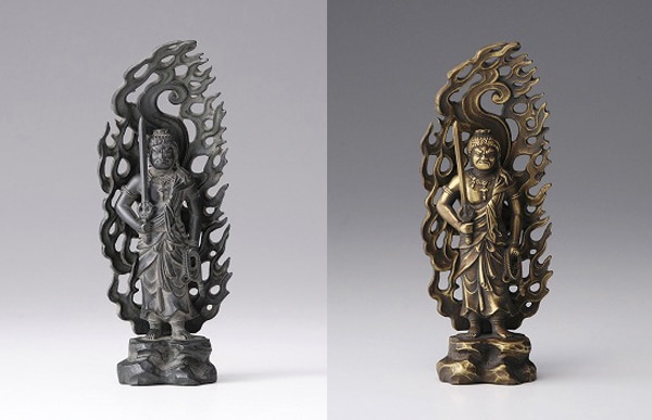 高岡銅器 金属仏像/十二支のお守り本尊/15cm/千手観音菩薩【ゆう