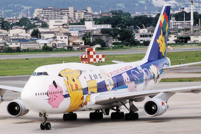 ANA ポケモンジェットB747-400D 全日空商事 NH20008 JA8962 B747-400