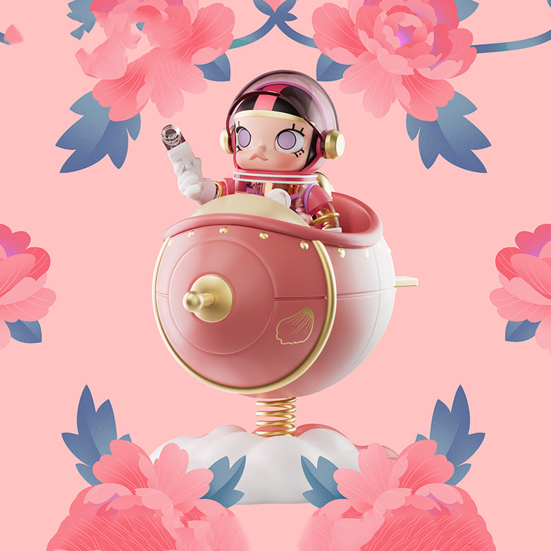 MEGA SPACE MOLLY 100% Blooming Series Peony Figure – Hahatoys