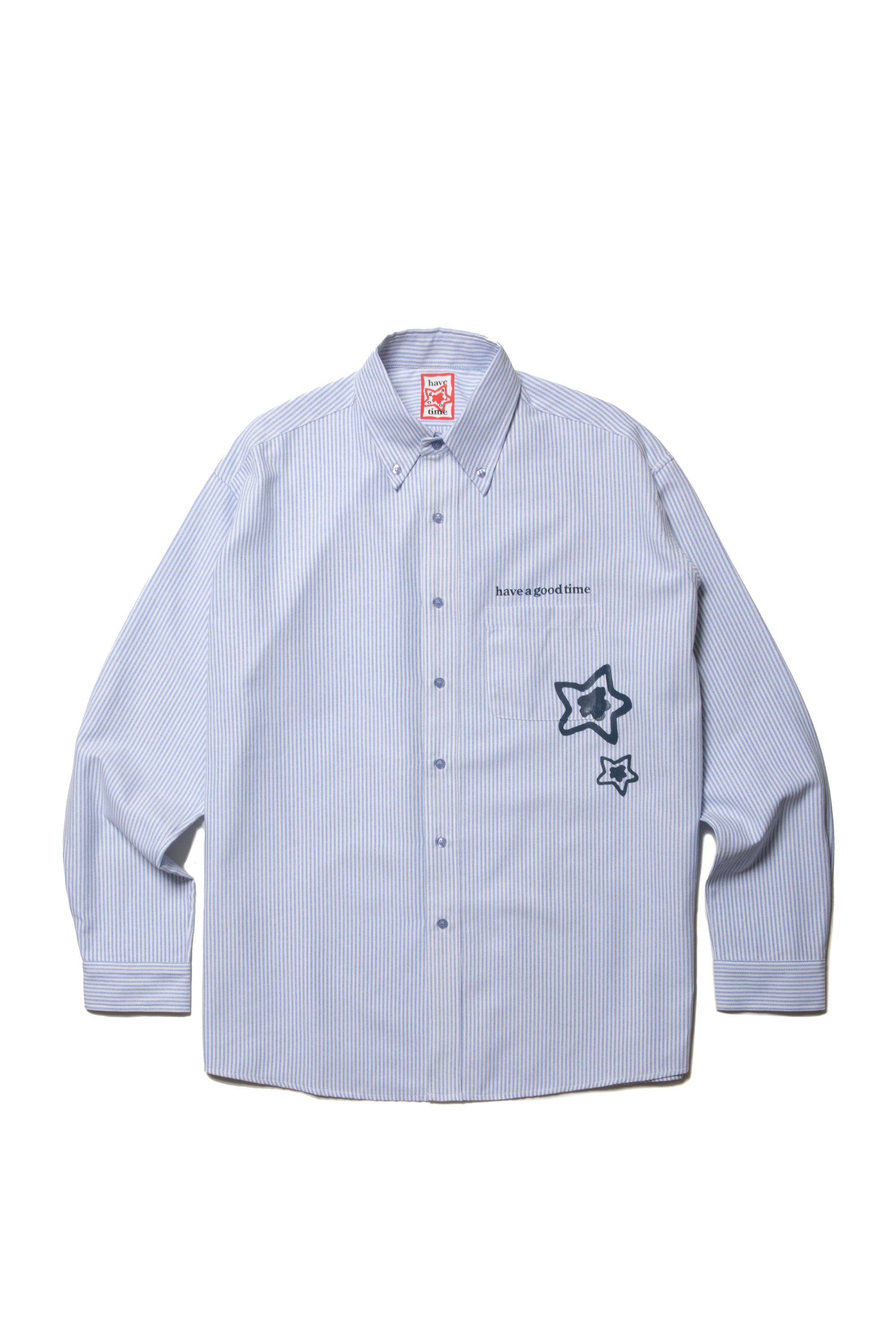STAR TEAM x have a good time OXFORD SHIRT BLUE
