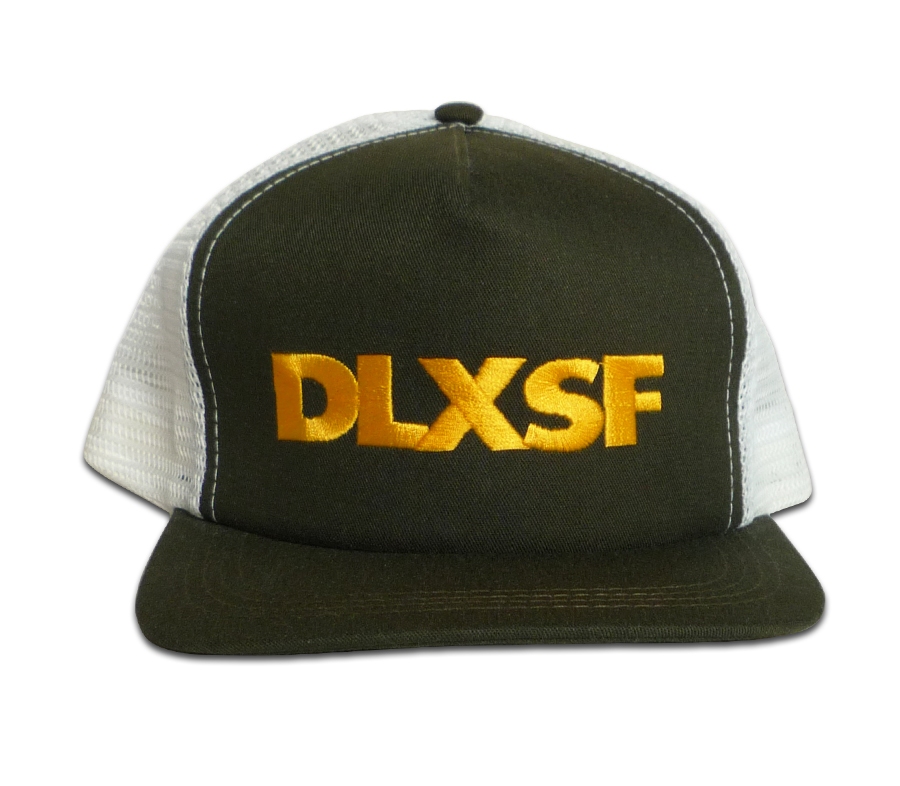 DLXSF LOGO EMBROIDERY MESH CAP キャップ メッシュキャップ