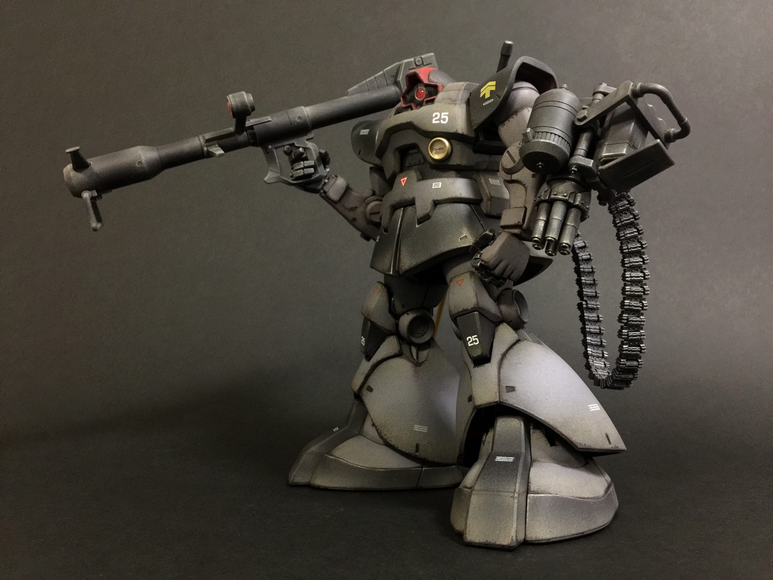 MS-09 ドム MG 1/100 完成！ – Zang Dang ichi 残弾1