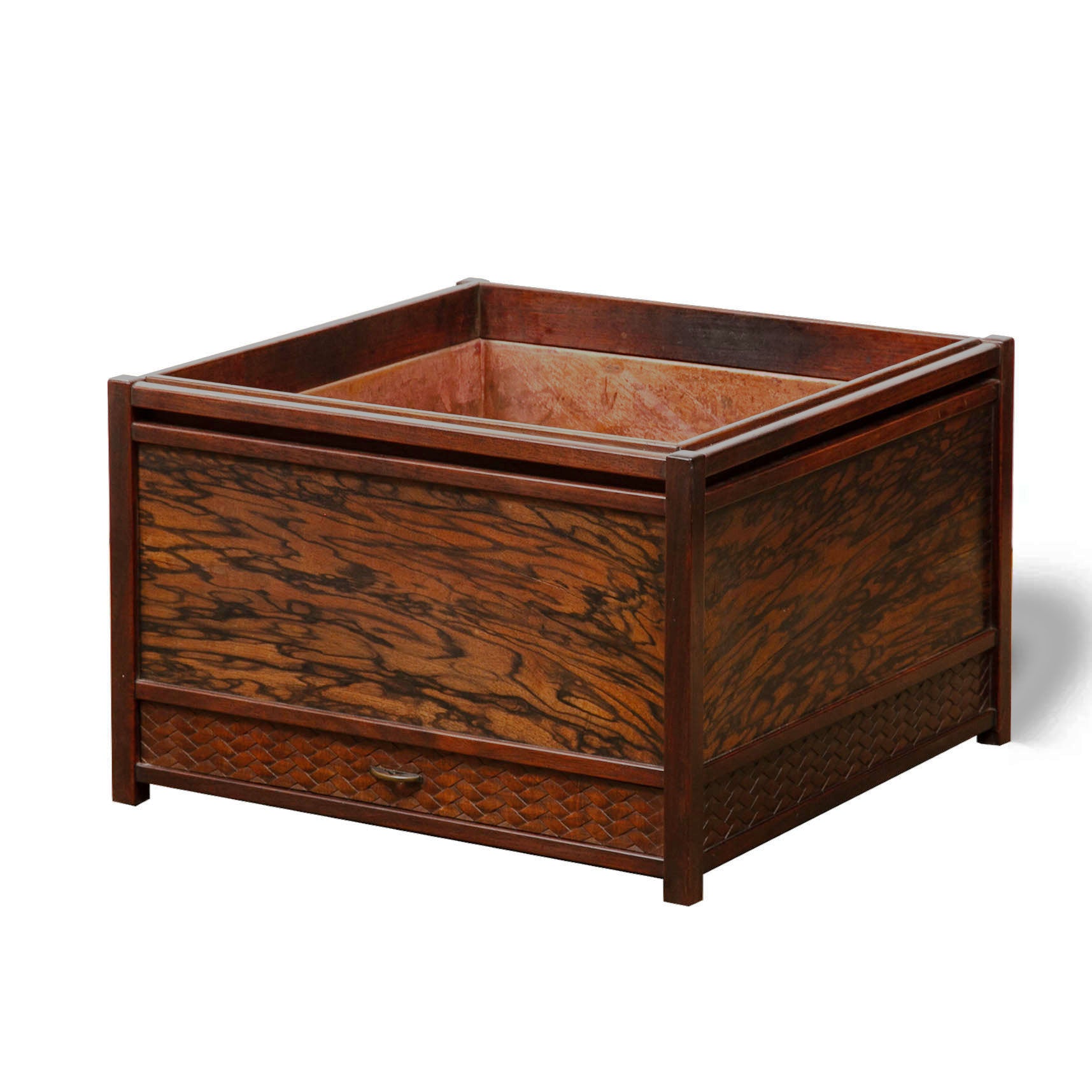 火鉢 銅 一対 火箸 木箱付き 440 【公式通販】