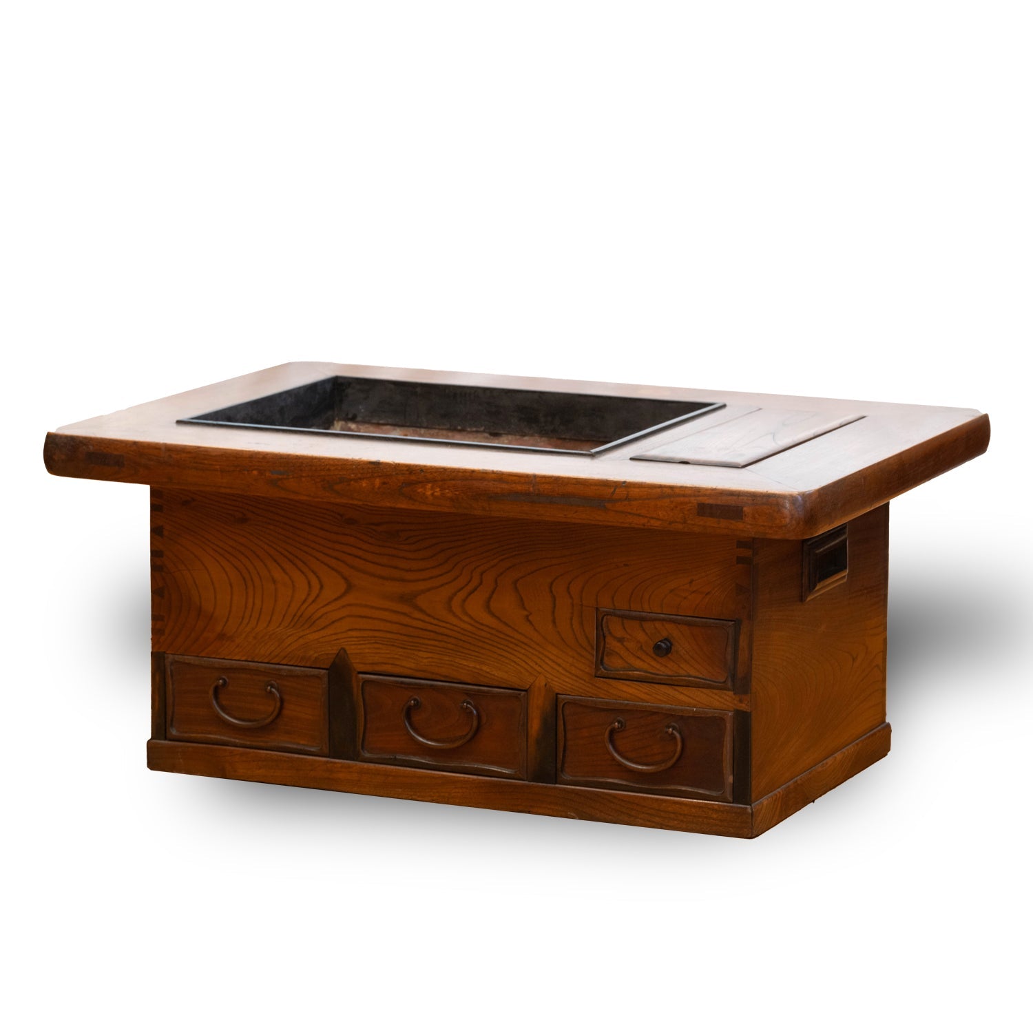 木株 掘り込み火鉢 一点物 時代火鉢 関東火鉢 ゴトク付き 関西火鉢