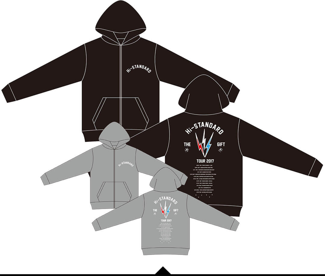 新品】Hi-STANDARD ハイスタ The GIFT ジップパーカー L Amazon.co.jp