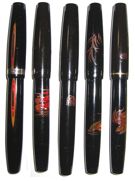 カトウセイサクショ セルロイド万年筆［大理石シリーズ/85］ 大理石 赤