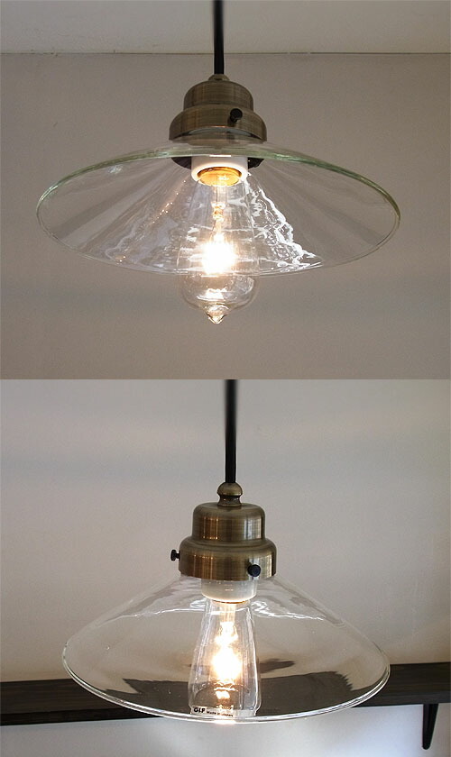 後藤照明 透明P1硝子ブロンズペンダント付属球無し | 後藤照明