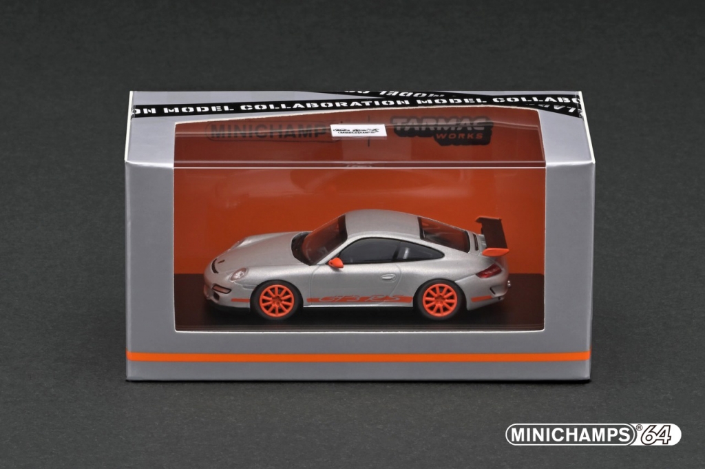 ミニチャンプス64 WEB限定： 1/64「ポルシェ911 GT3 RS (997) 」 受注