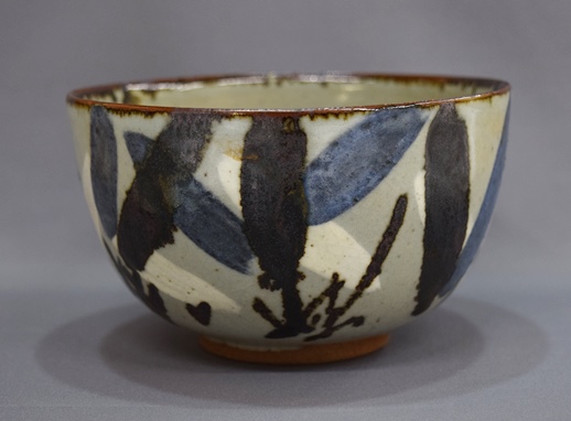 青木木米 聾米造 染付 寿老 茶碗 山本如仙 (八世尾形乾山)識箱 N 6362