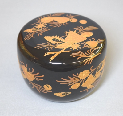 一瓢斎 海松貝蒔絵 平棗 鵬雲斎宗匠 | 茶道具 小西康のぶろぐ