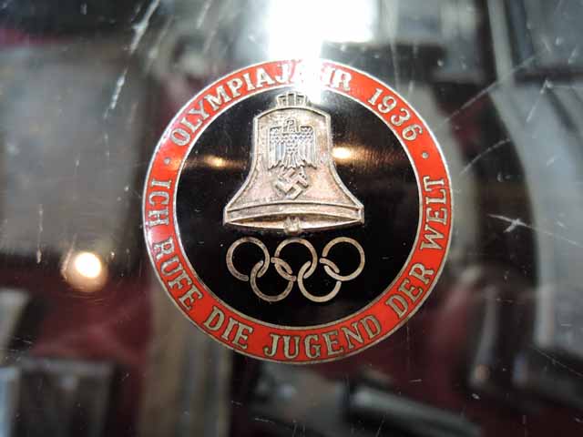 ⊞ドイツ軍＊1936年・夏季ベルリンオリンピック/五輪記念バッジ